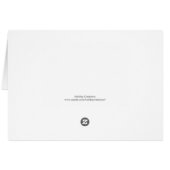 サンタハットクリスマスグリーティン伝統的グ (裏面横)