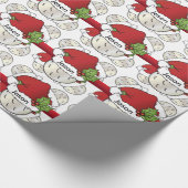 サンタハットクリスマスゴルフボール | DIY名 ラッピングペーパー (角)