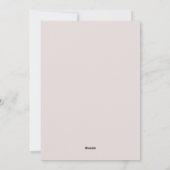 サンタハットクリスマスフラットホリデーカードで子猫 シーズンカード (裏面)