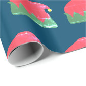 サンタハットクリスマスラップ ラッピングペーパー (ロールコーナー)