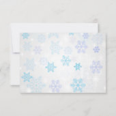 サンタハットクリスマスRSVPを着たかわいいオッター 招待状 (裏面)