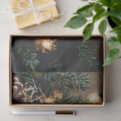 サンタハットデコパージュを着ているモルモット 薄葉紙 (ギフト)