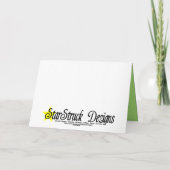 サンタハットハミングバードクリスマス シーズンカード (裏面)