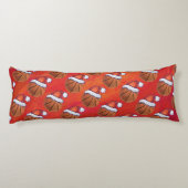 サンタハットバスケットオングリーン ボディピロー (裏面)