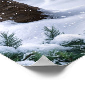 サンタハットバニーのポスター ポスター (角)