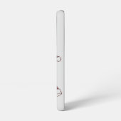 サンタハットパターンスリムフィット銀河系S22ケース SAMSUNG GALAXYケース (左側面)