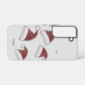 サンタハットパターンスリムフィット銀河系S22ケース SAMSUNG GALAXYケース (裏面横)