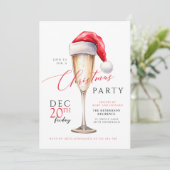 サンタハットフェスティバルクリスマスパーティー 招待状 (スタンド正面)