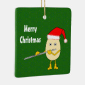 サンタハットフルート茄子 セラミックオーナメント (右)