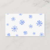 サンタハットブックベビーチケットエンクロージャカード エンクロージャーカード (裏面)