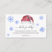 サンタハットブックベビーチケットエンクロージャカード エンクロージャーカード (正面)