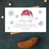 サンタハットブックベビーチケットエンクロージャカード エンクロージャーカード