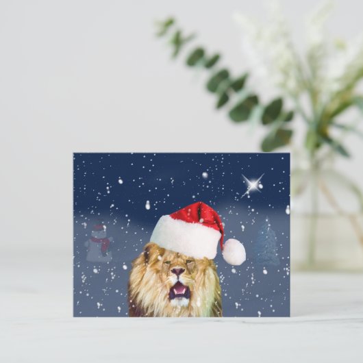 サンタハットポストカードにクリスマスイオン シーズンポストカード (スタンド正面)