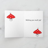 サンタハットマッシュルームカード シーズンカード (内部)