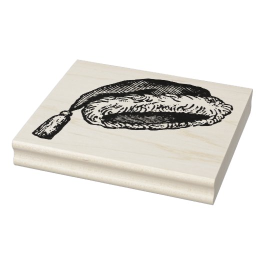 サンタハットヴィンテージラバーアートスタンプ ラバースタンプ (スタンプ)