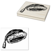 サンタハットヴィンテージラバーアートスタンプ ラバースタンプ (押印)