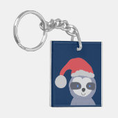 サンタハット付きクリスマススロース キーホルダー (正面左)