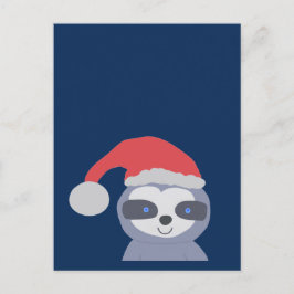 サンタハット付きクリスマススロース ポストカード
