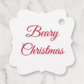 サンタハット付きクリスマスパンダ フェイバータグ (裏面)