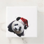 サンタハット付きクリスマスパンダ フェイバータグ (インサイチュ)