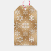 サンタハット付きゴールデンレトリバー ギフトタグ (裏面)