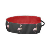 サンタハット付きピンクのフラミンゴ、黒 アスレチックヘッドバンド (右)