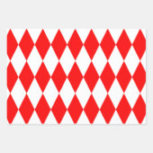 サンタハット付き鶏と犬の包み紙 ラッピングペーパーシート (正面3)