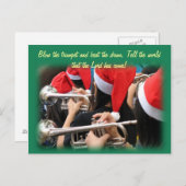 サンタハット吹の生徒 シーズンポストカード (正面/裏面)