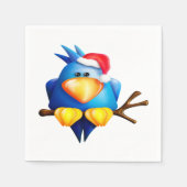 サンタハット紙ナプキンス スタンダードカクテルナプキン (正面)