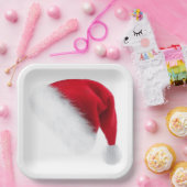 サンタハット紙プレート ペーパープレート (パーティー)