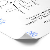 サンタハット – おしゃぶり狩り赤ちゃんシャワーゲーム ポスター (角)