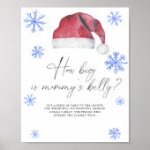 サンタハット – どのぐらいの大きさのお母さんのベリーゲーム ポスター (正面)