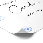 サンタハット – キャンディーの数を推測 ポスター (角)