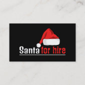 サンタハット、サンタクロース興行 名刺 (正面)