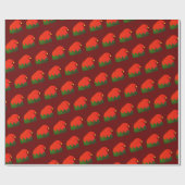 サンタハット ラッピングペーパー (フラット)