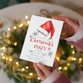 サンタハットIクリスマスパーティー 招待状