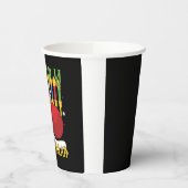 サンタハッピークリスムカおもしろいーHanukkahクリスマス 紙コップ (左)