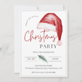 サンタハッモダントミニマルのクリスマスパーティー 招待状 (正面)