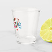 サンタハッ信じトトインデア〔雄ジカの〕枝角 |クリスマス ショットグラス (右)