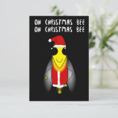 サンタハニービークリスマスカード サンキューカード (スタンド正面)