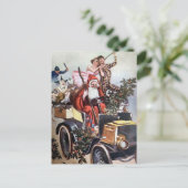 サンタハビクトリアンガキの運転 ポストカード (スタンド正面)