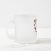 サンタハート休日Tシャツとギフト フロストグラスマグカップ (左)