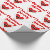 サンタハート ラッピングペーパー (角)