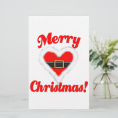 サンタハート 便箋 (スタンド正面)