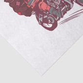サンタバイクもしくは自転車に乗る人のクリスマスの衣装バイクもしくは自転車に乗る人の招待 薄葉紙 (詳細)
