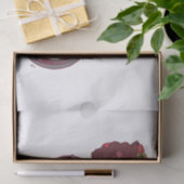 サンタバイクもしくは自転車に乗る人のクリスマスの衣装バイクもしくは自転車に乗る人の招待 薄葉紙 (ギフト)