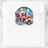 サンタバイザコージィ暖炉 スクエアシール (バッグ)