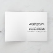 サンタバイザシークリスマスカード カード (内部)