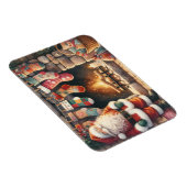 サンタバイ暖炉クリスマスストッキング マグネット (右側)