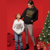 サンタバックアップ | 家族おもしろいクリスマスティー パーカ